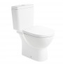 Inodoro Largo Rimless Dual Roca Debba Blanco