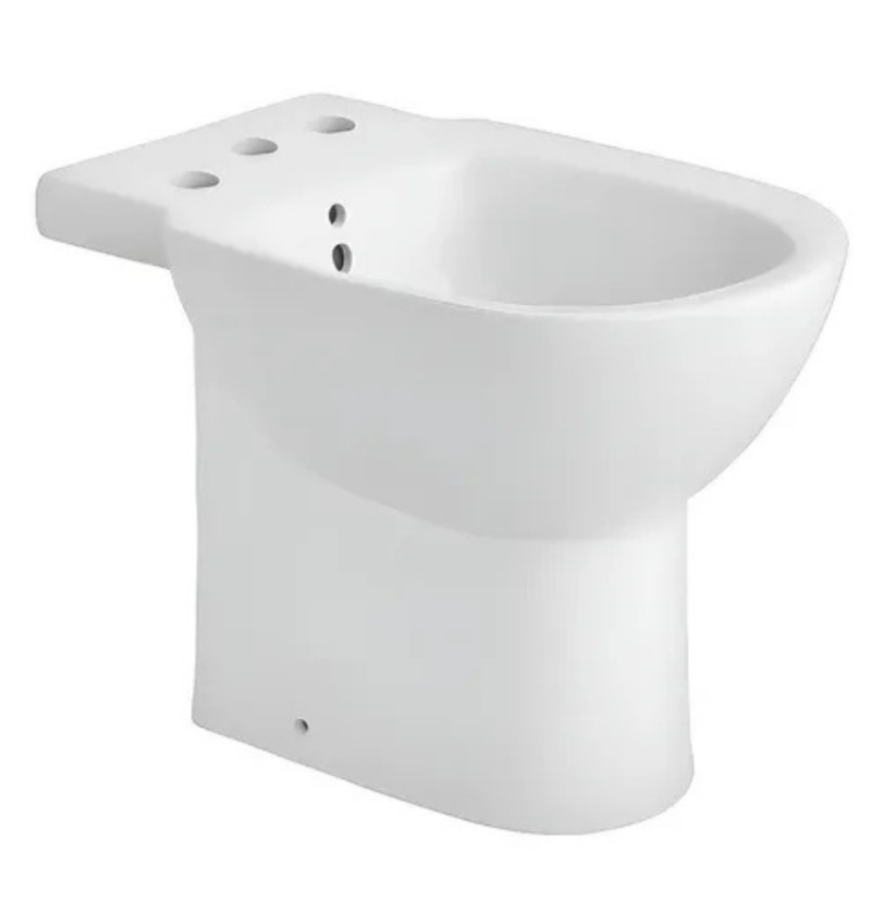 Bidet de 3 orificios Roca Debba con lluvia