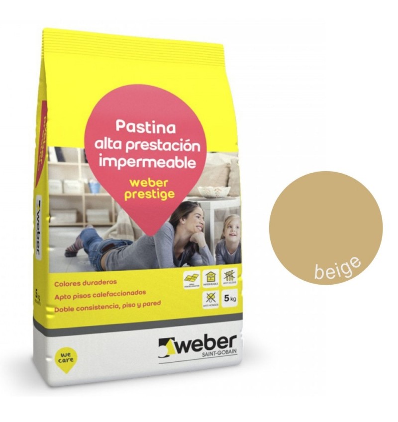Pastina Weber Pestige Beige 5 kg