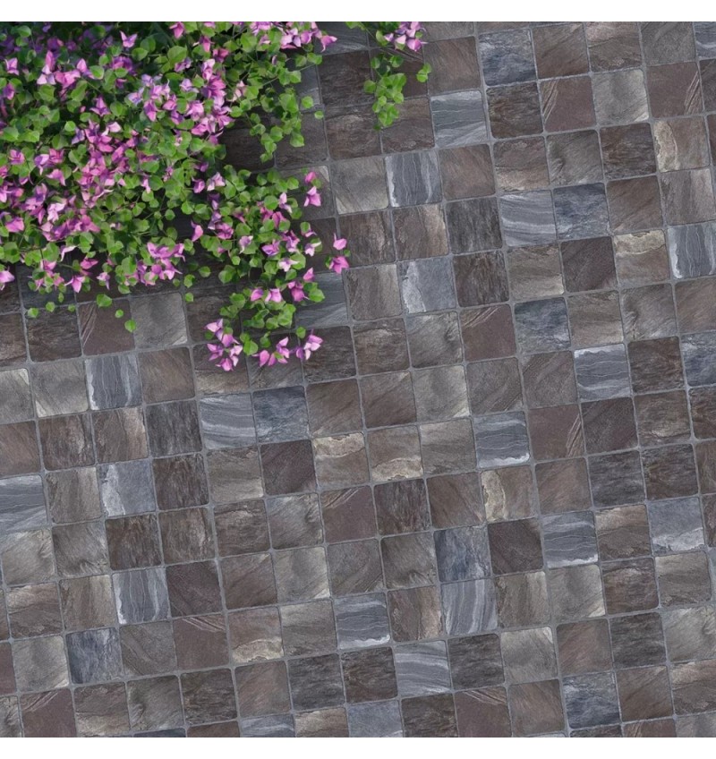 Cerámica San Lorenzo Taco Ardesia Gris Fit 45,3x45,3cm primera Calidad símil piedra