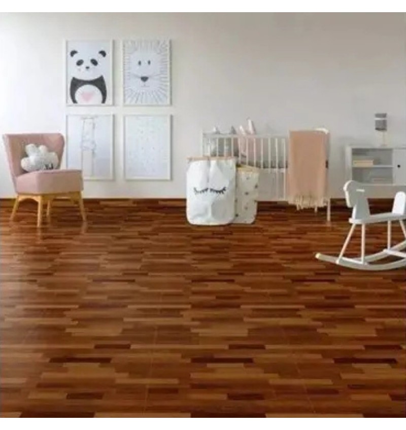 Cerámica Scop Canelillo Beige Fit 45,3x45,3cm 1ra. Calidad Símil Madera Brillante