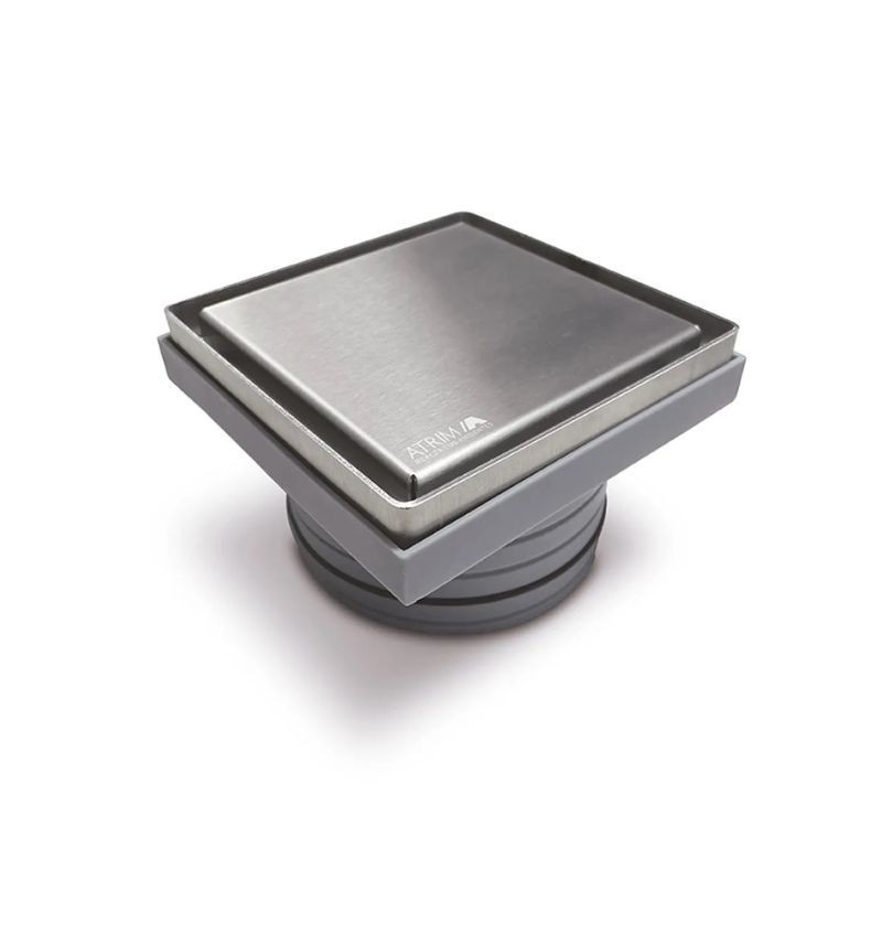 Rejilla para Patio Reversible Atrim Laggon 12x12cm cromo